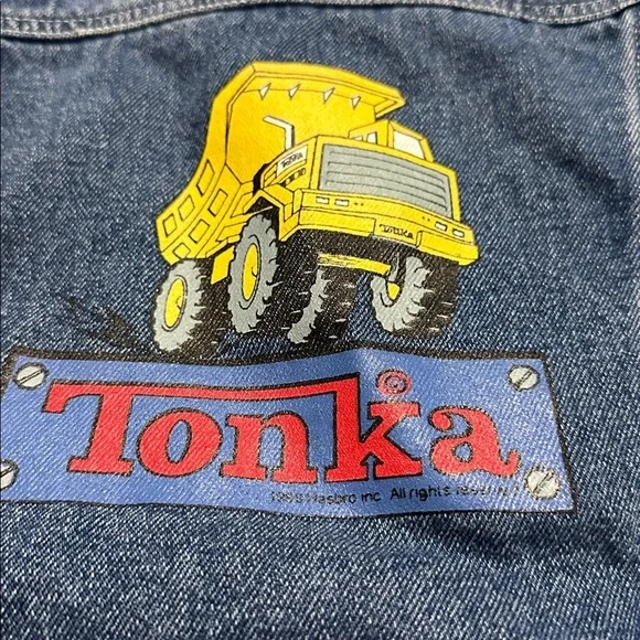 Vintage Tonka Truck Denim Jacket Size 2 - Picture 2 of 7